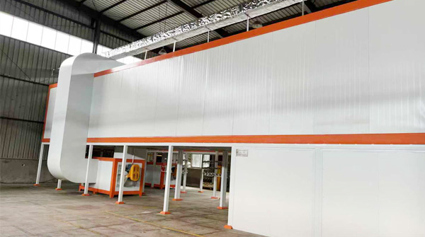 靜電噴塗設備快速換色噴粉房