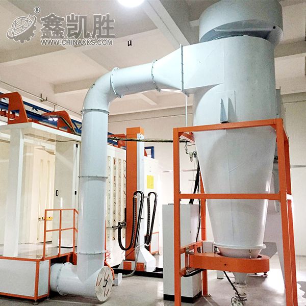 大小旋風噴塑房_噴粉房