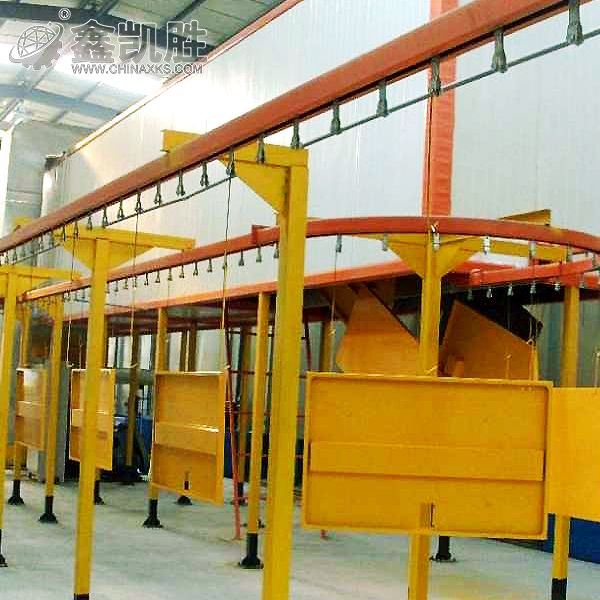 金屬件噴塗設備-噴塑流水線設備