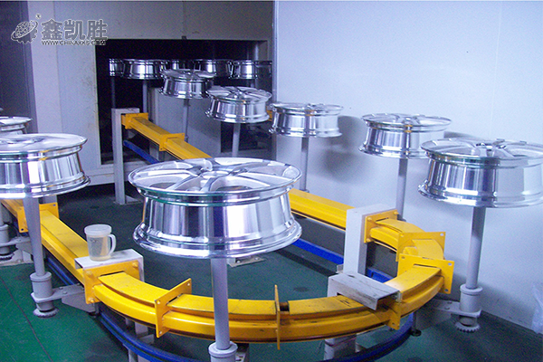 車輪粉末靜電噴塗設備