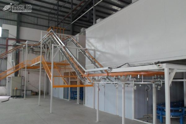 粉末噴塗設備流水線